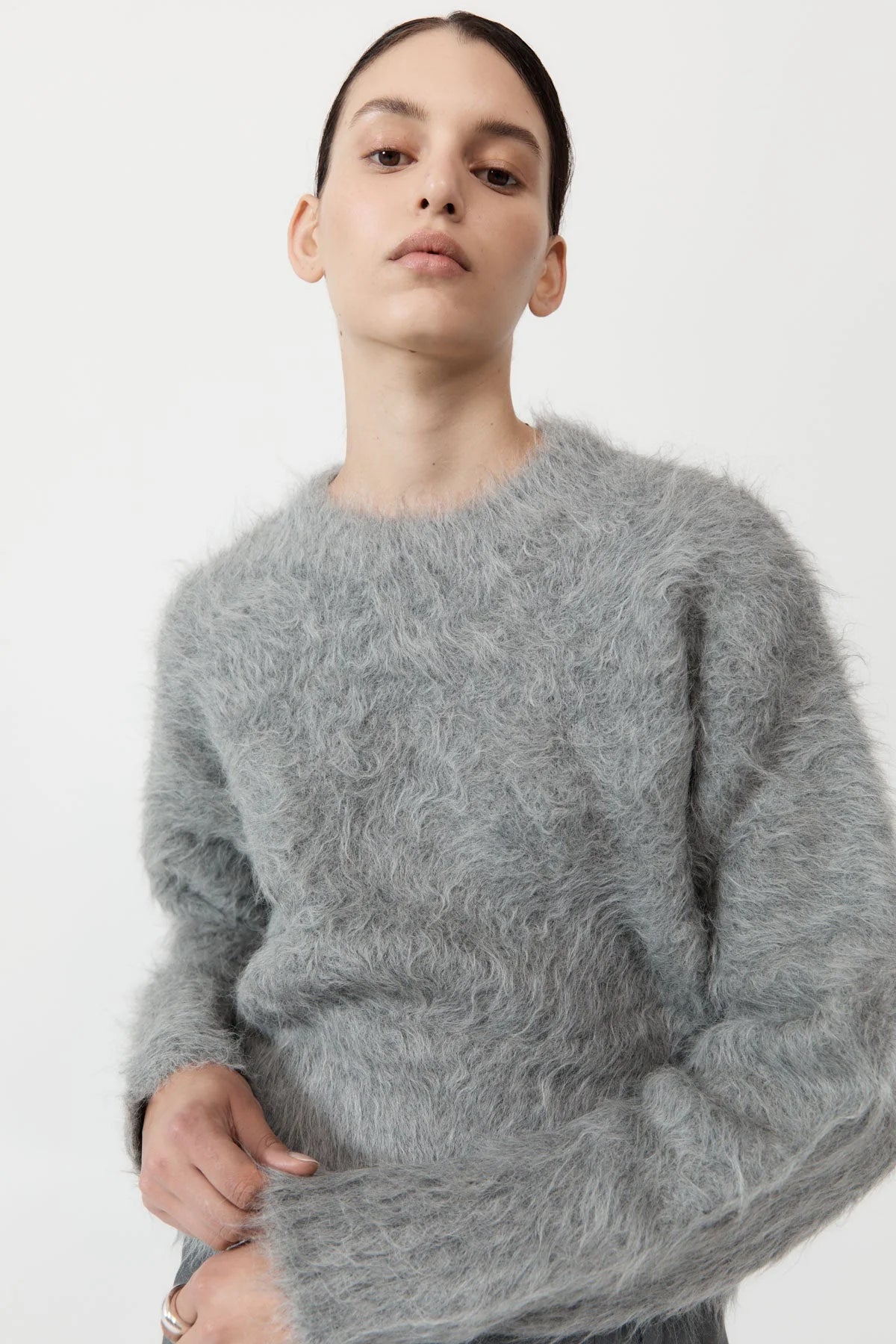 Alpaca Sweater | Grey