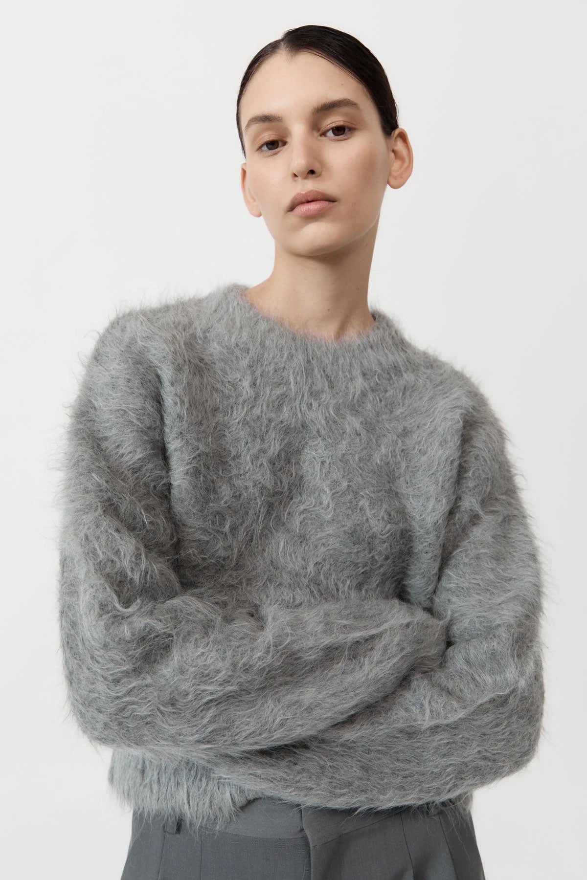 Alpaca Sweater | Grey