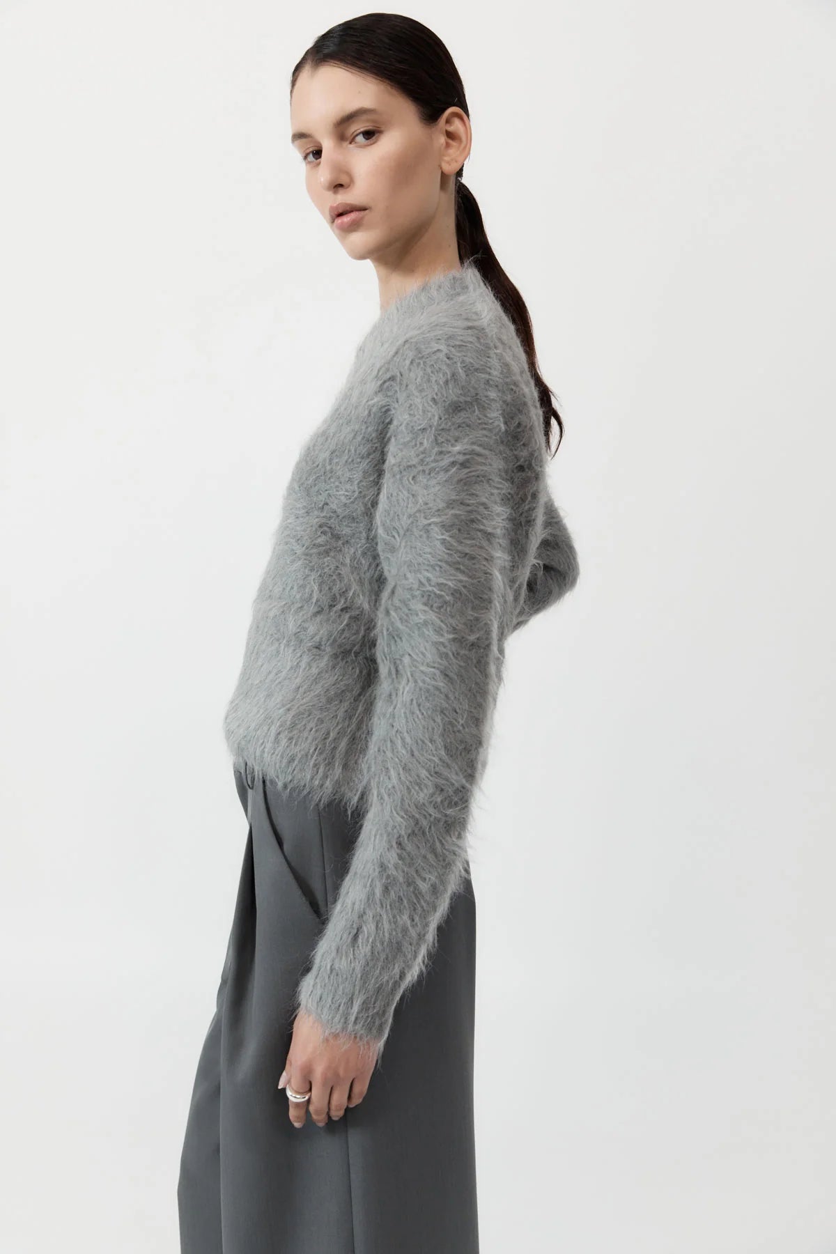 Alpaca Sweater | Grey