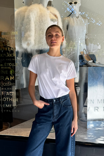 Jac and Jack Cab Tee in White