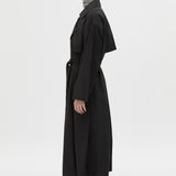 Camilla And Marc Rhia Sheer Full Length Trench in Black
