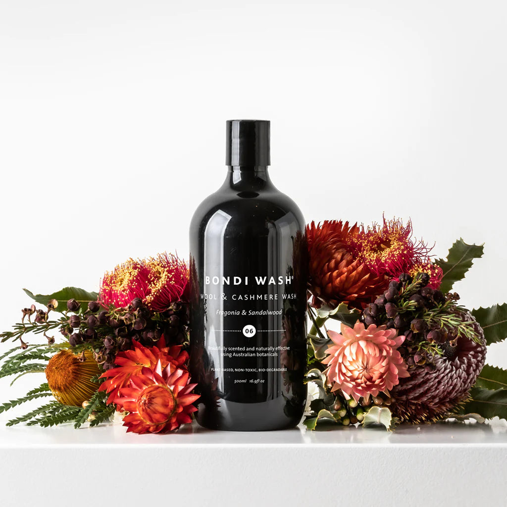 Bondi Wash Wool and Cashmere Wash in 500ml Fragonia and Sandalwood