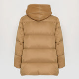 Yves Salomon Down Coat 76cm in Camel