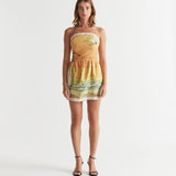 Antipodean Wabi Sabi Bodice Dress in Pastel