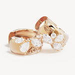 By Charlotte With Wings I Fly Huggies in 18K Gold Plated - side view
