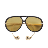 Bottega Veneta BV1273 Sunglasses in Black