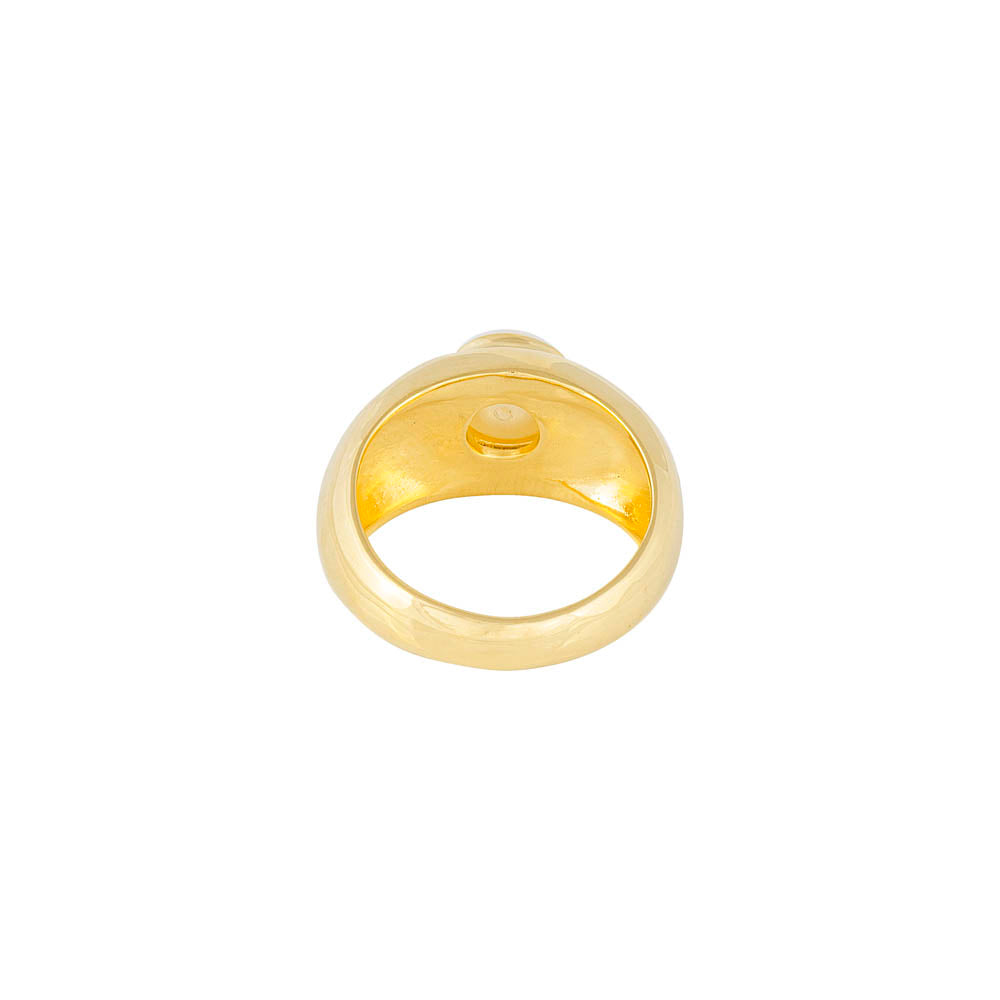 Fairley Starburst Pearl Ring - Gold