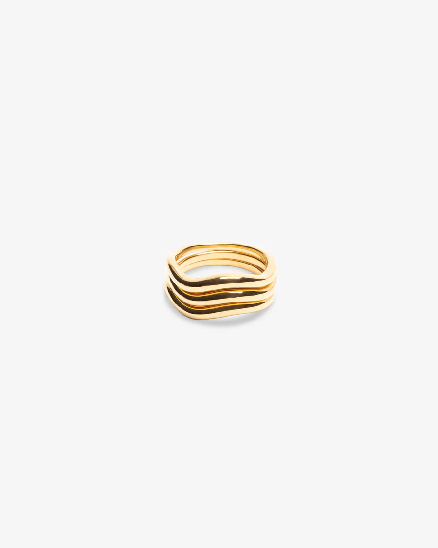 Flash Jewellery Ventee Ring Set - Gold