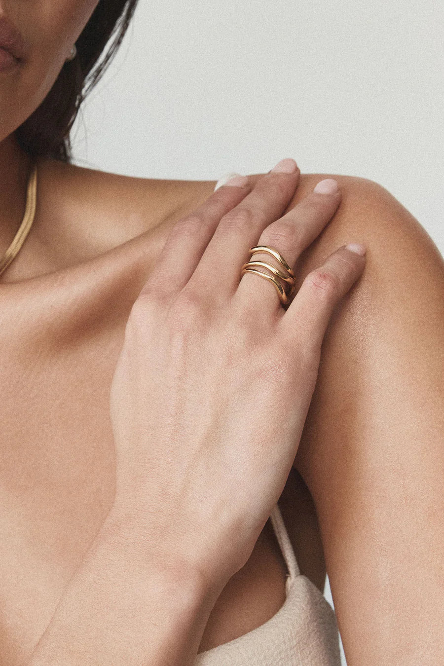 Flash Jewellery Ventee Ring Set - Gold