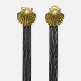 Frame Coquillage Belt in Black