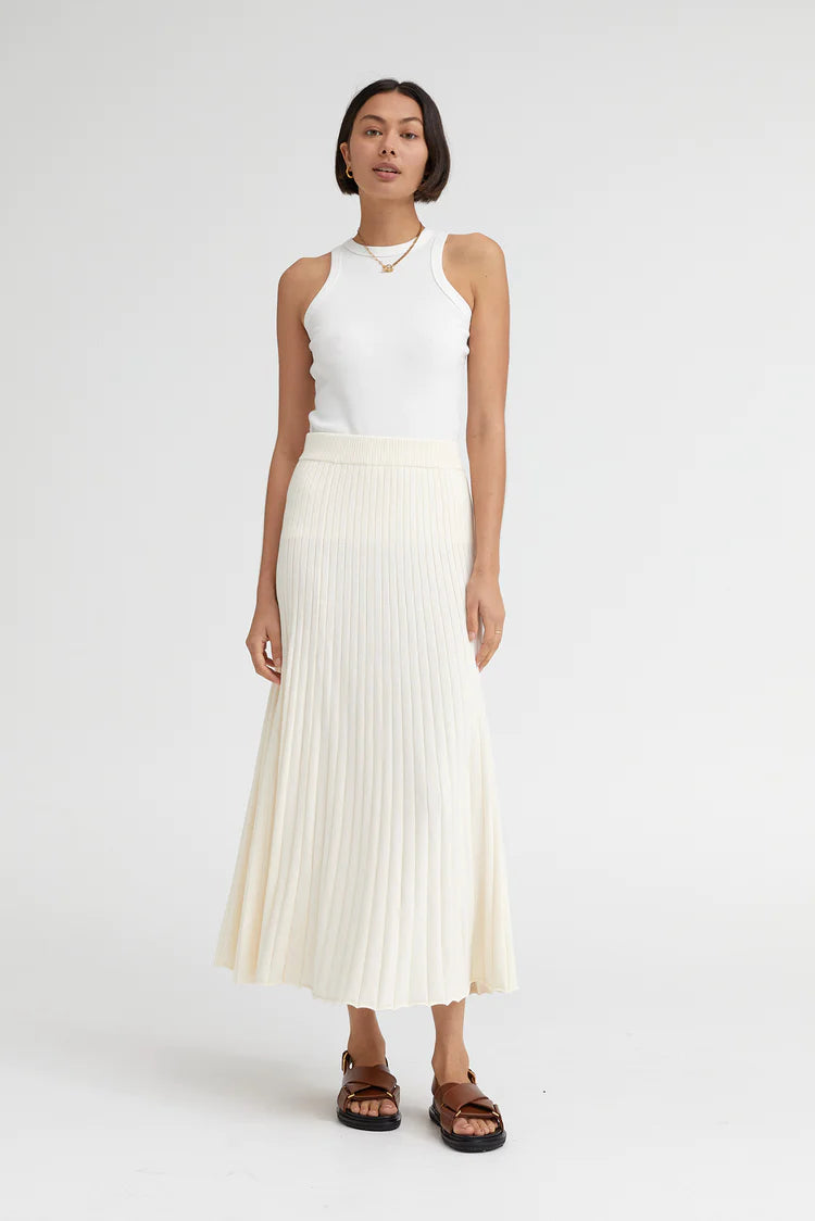Friends with Frank Cleo Skirt - Cream