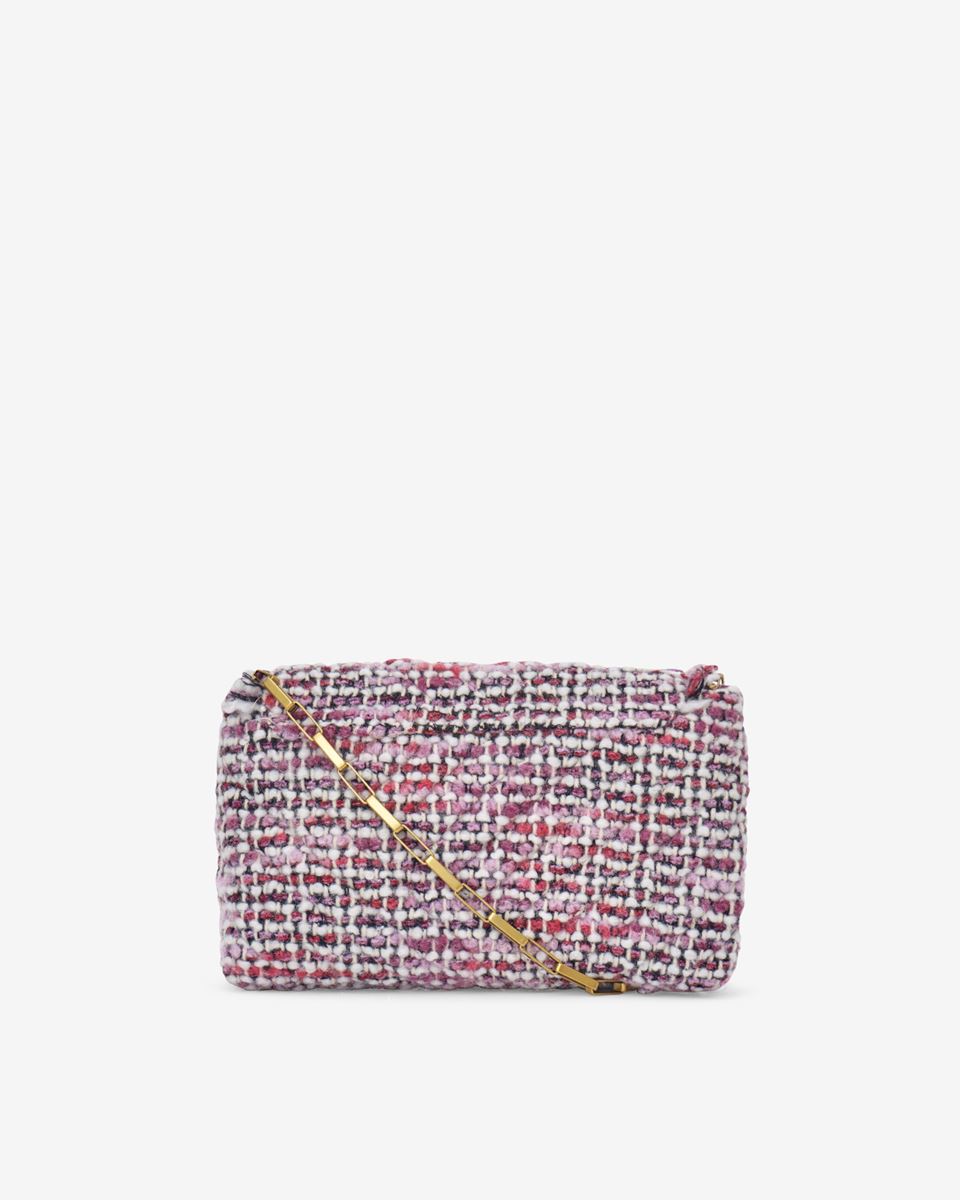 Isabel Marant Merine Quilted Cowens Bag - Pink/Black