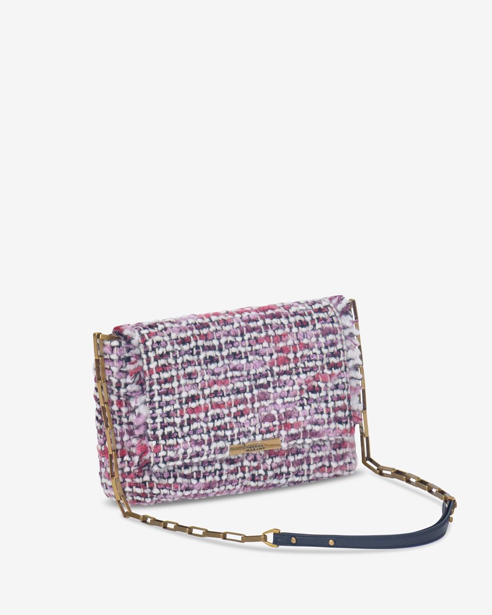 Isabel Marant Merine Quilted Cowens Bag - Pink/Black