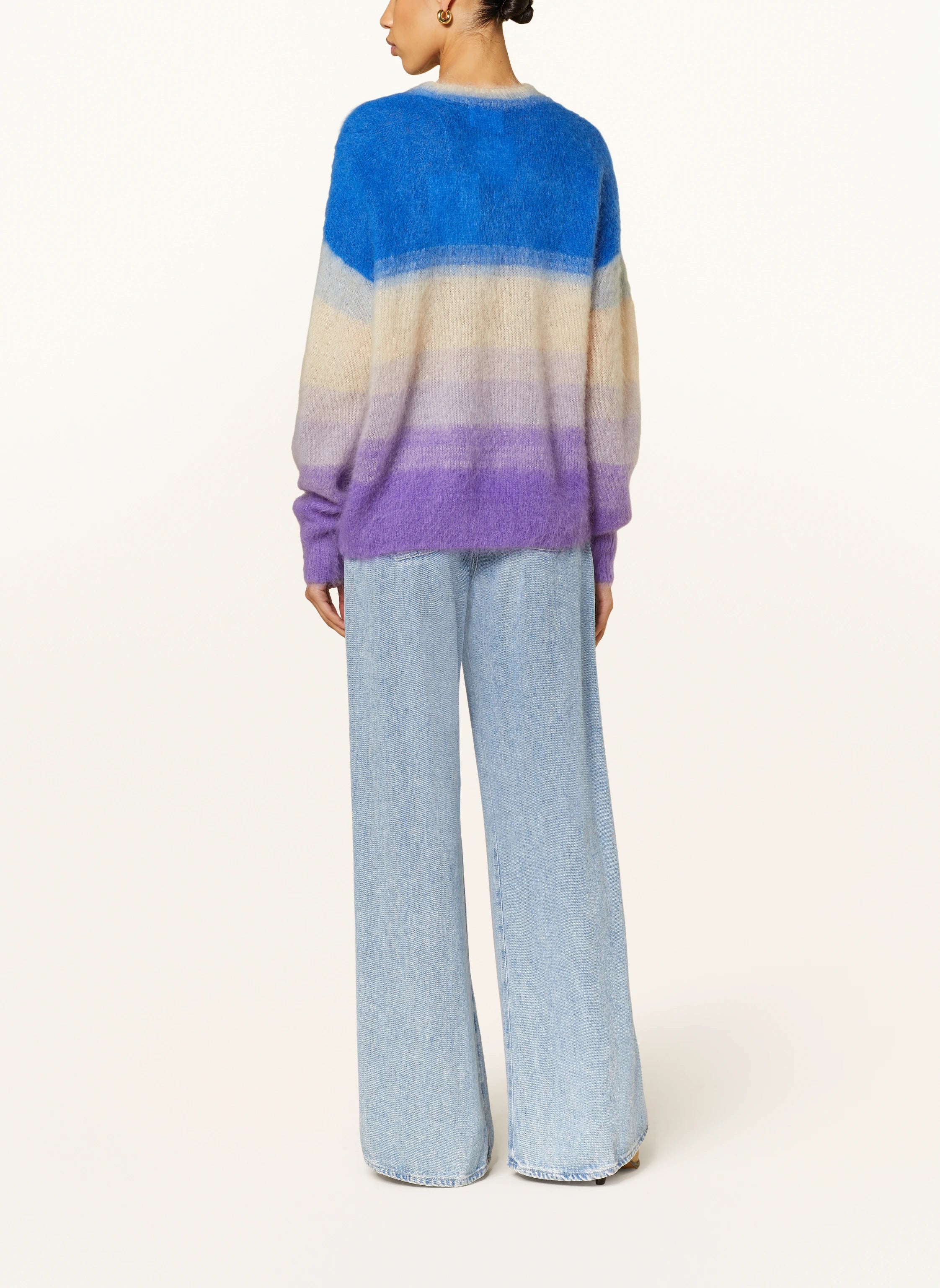 Isabel Marant Drussell Mohair Sweater - Blue/Purple