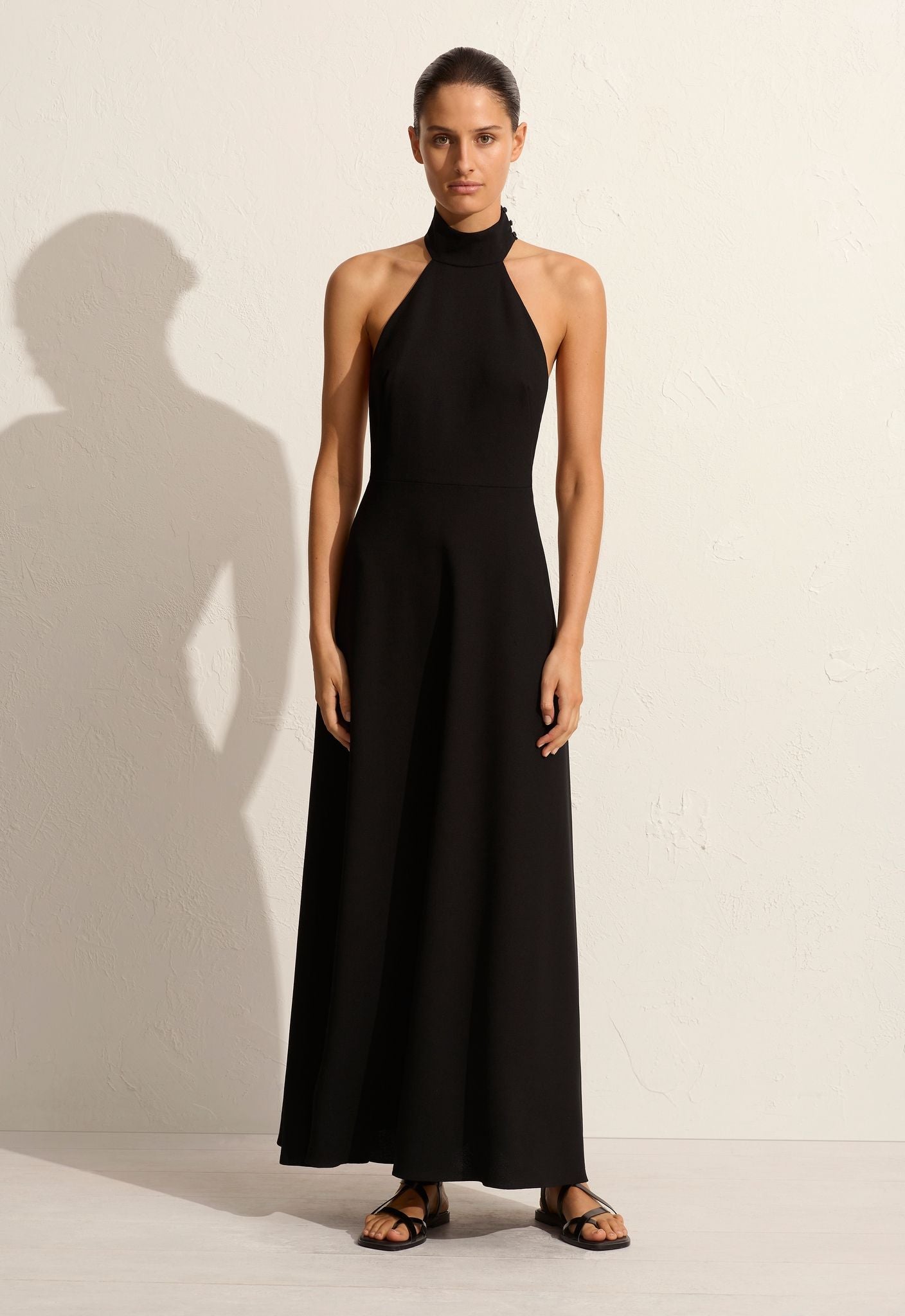 Matteau T-Back Midi Dress - Black