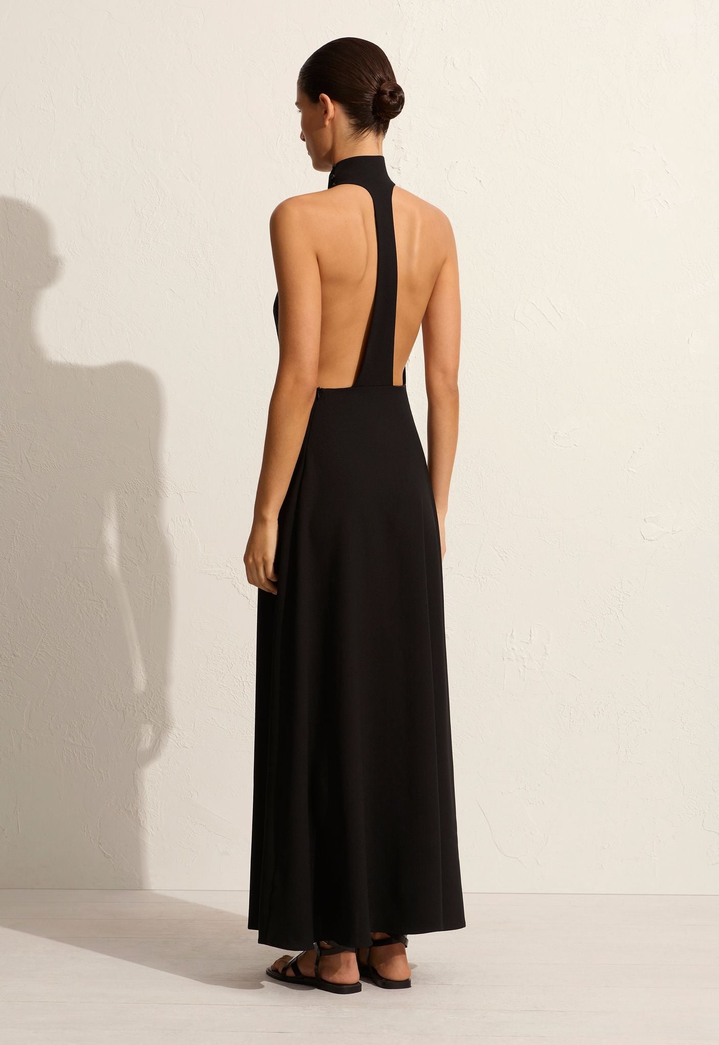 Matteau T-Back Midi Dress - Black