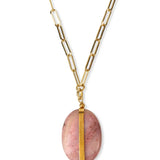 Isabel Marant Stones Necklace in Rosewood