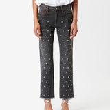 Isabel Marant Dulano Denim Trousers - Faded Black