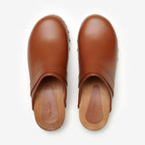 Isabel Marant Thalie Leather Clogs - Camel