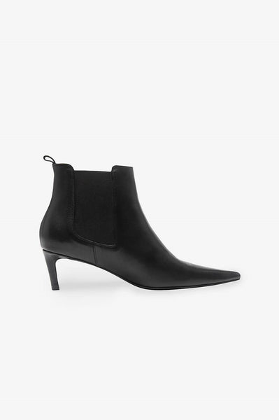 The Mid Heel Boot Black – TOTEME, 44% OFF