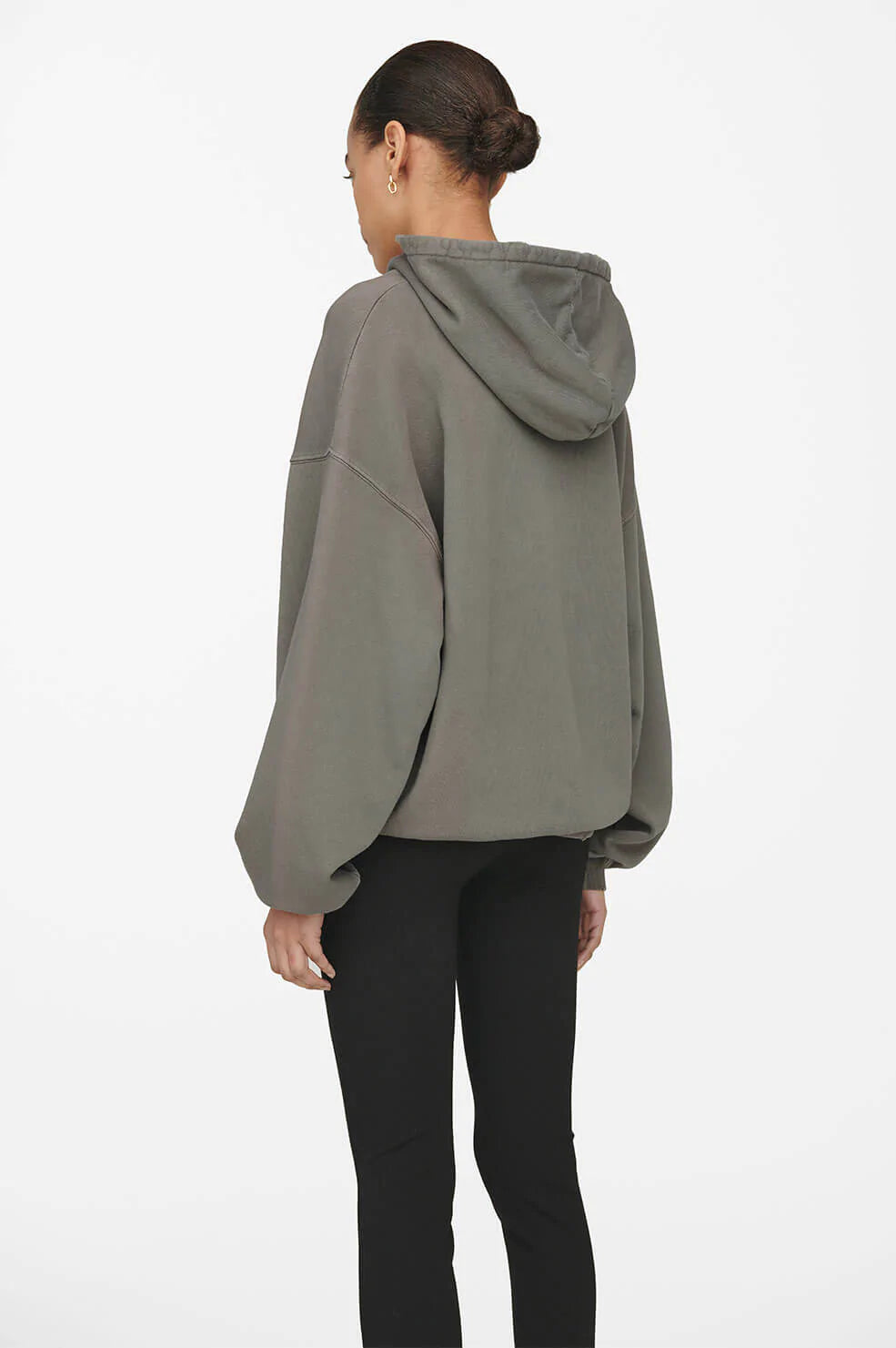 Anine Bing Harvey Sweatshirt Dusty Olive Denim Iniquity