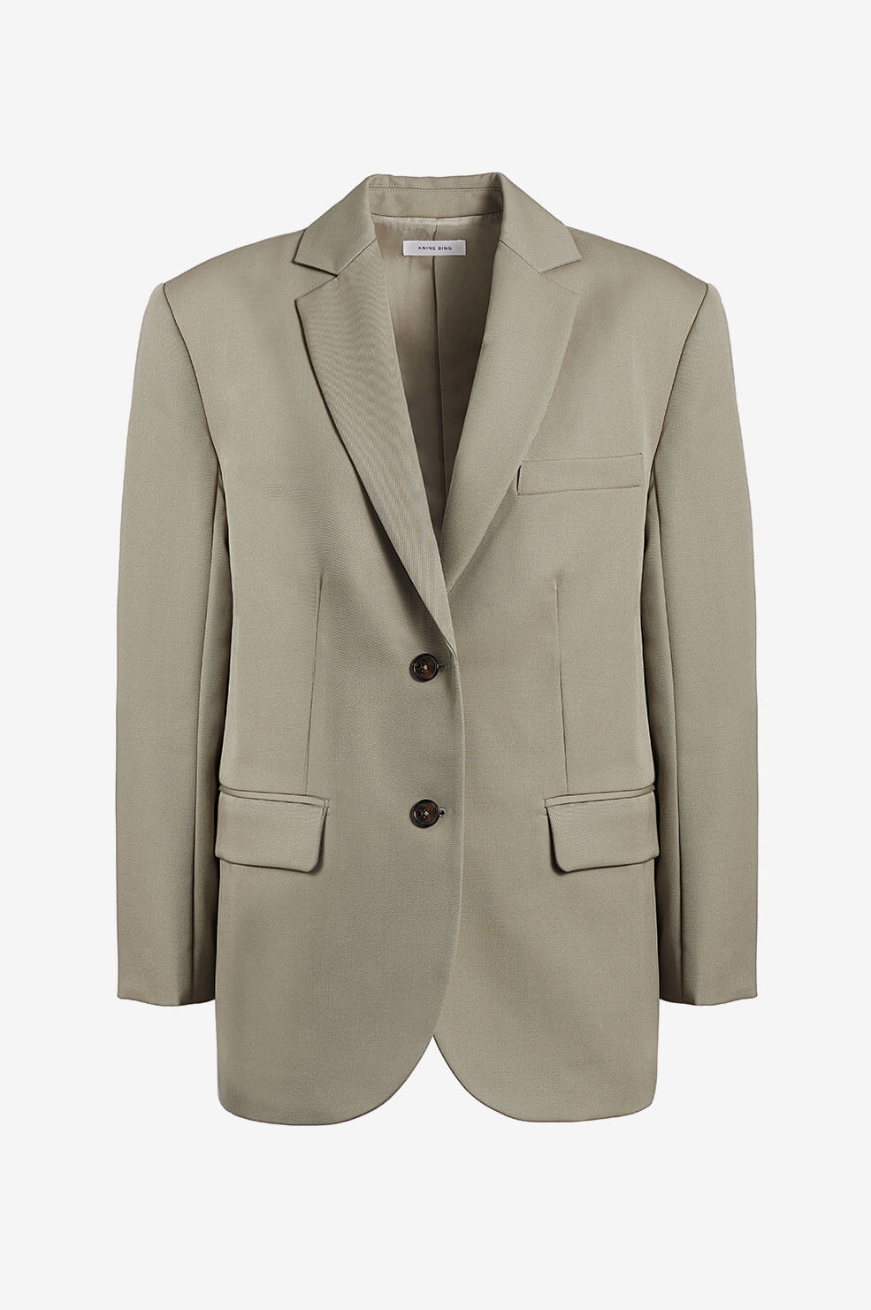 Anine Bing Quinn Blazer - Green Khaki