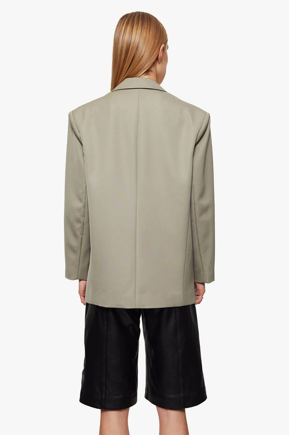 Anine Bing Quinn Blazer - Green Khaki