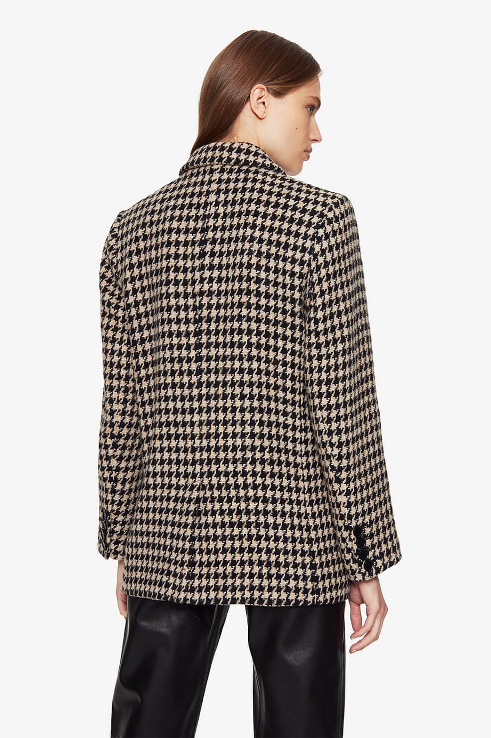 Anine Bing Kaia Blazer - Houndstooth