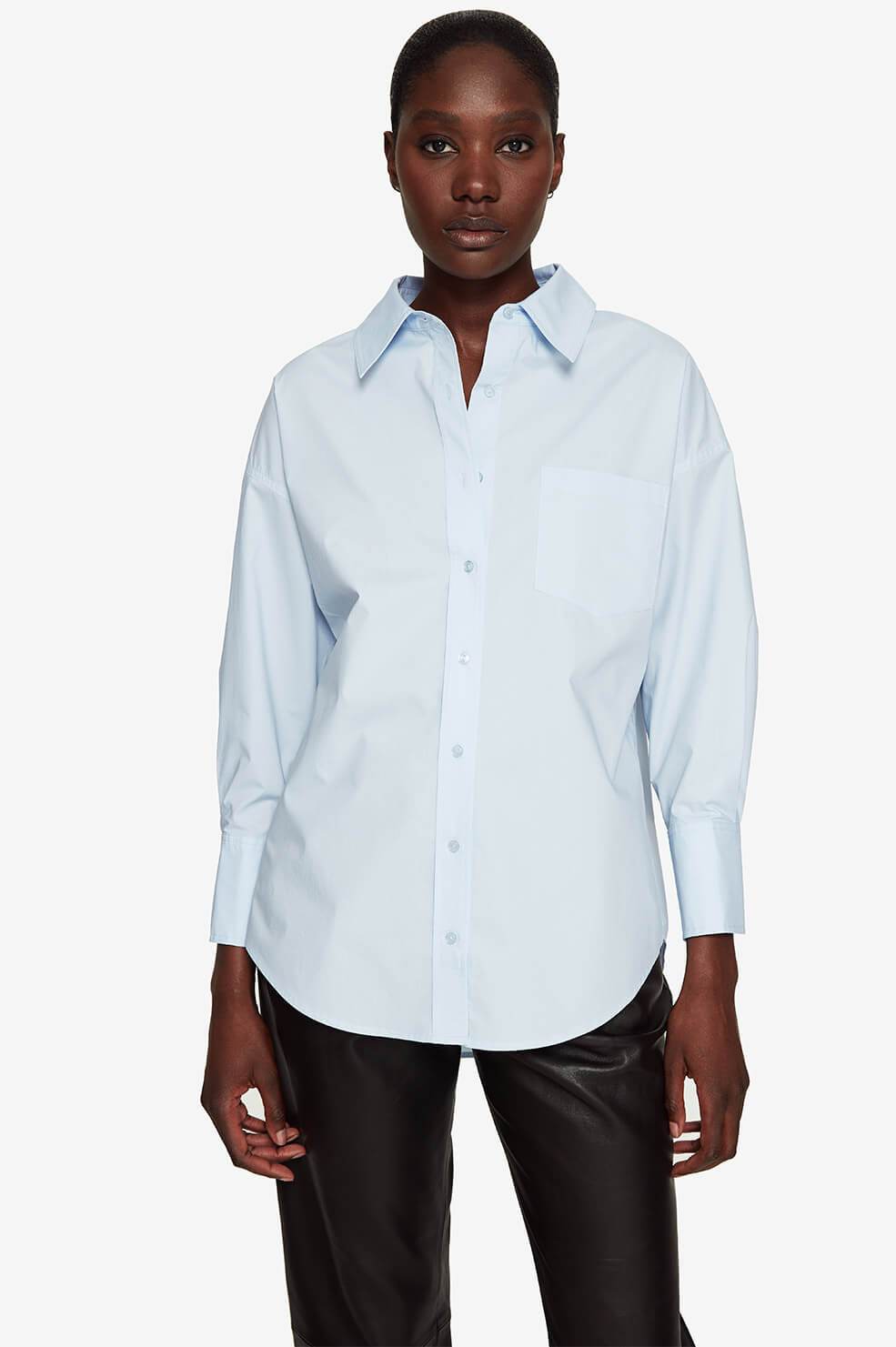 Anine Bing Mika Shirt - Blue