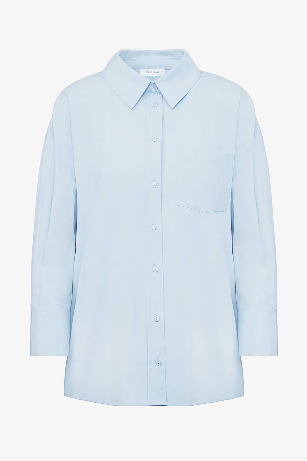 Anine Bing Mika Shirt - Blue