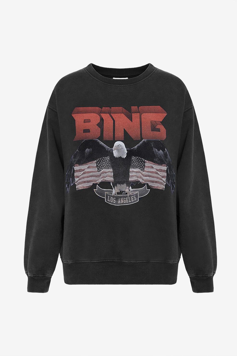 Anine Bing Vintage Bing Sweatshirt - Black