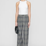 AB Carrie Pant - Grey Plaid