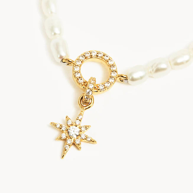 By Charlotte Gold Dancing In Starlight Pearl Choker