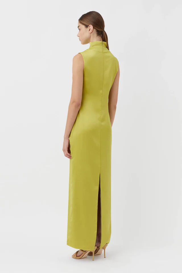Camilla and Marc Emeline Column Dress - Chartreuse | Denim Iniquity