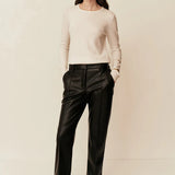 Esse Studios Classico Leather Trouser - Black