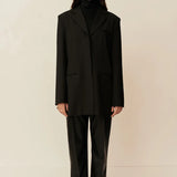 Esse Studios Classico Leather Trouser - Black