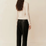 Esse Studios Classico Leather Trouser - Black