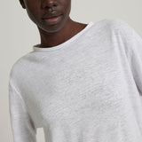 Jac + Jack Max Linen Tee - White