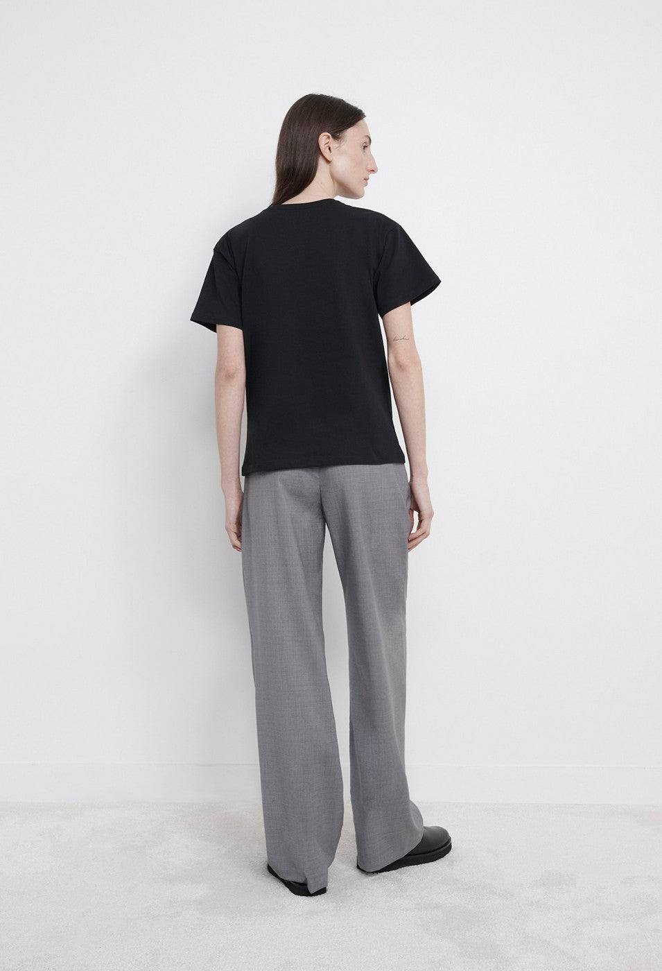 LouLou Studio Lipari Oversized Cotton T-Shirt - Black