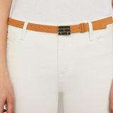 Frame Le F Plaque Belt - Caramel