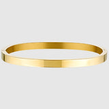 Porter Dylan Bangle Plain in Gold