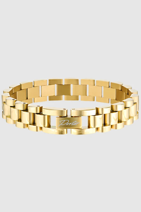 Link bracelet gold deals