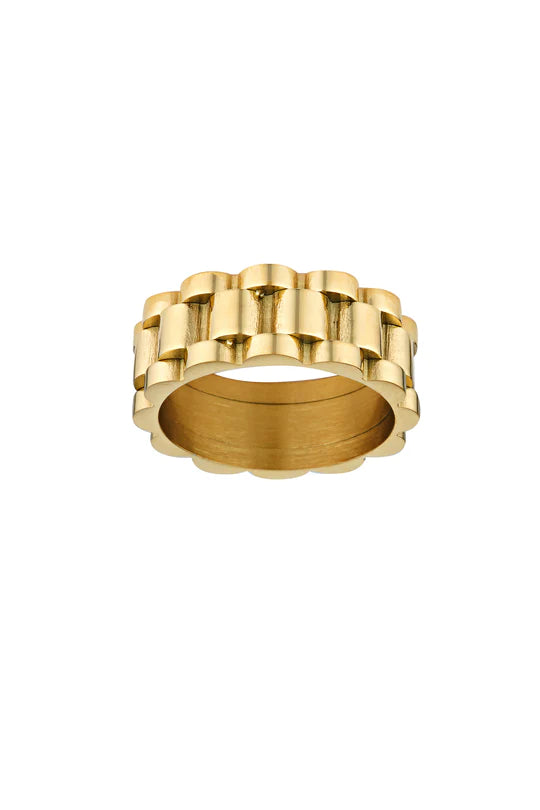 Porter Baby Link Ring - Gold