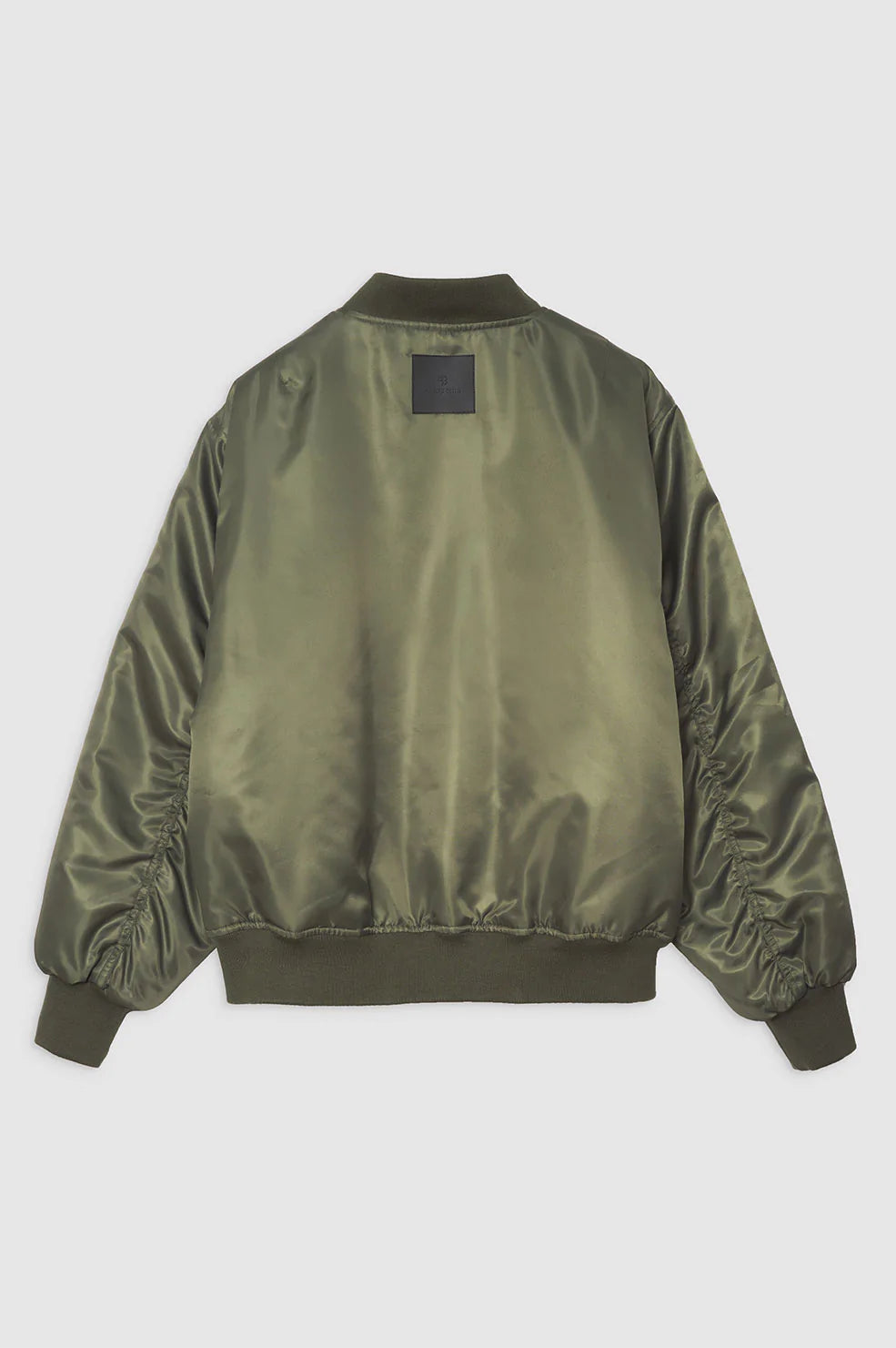 Anine Bing Leon Bomber Army Green Denim Iniquity