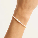 By Charlotte 18k Gold Lunar Light Pearl Bracelet