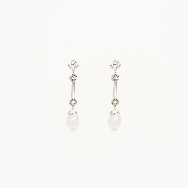 By Charlotte Silver Embrace Stillness Pearl Drop Earrings