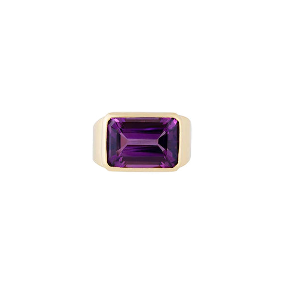 Fairley Amethyst Cocktail Ring - Gold