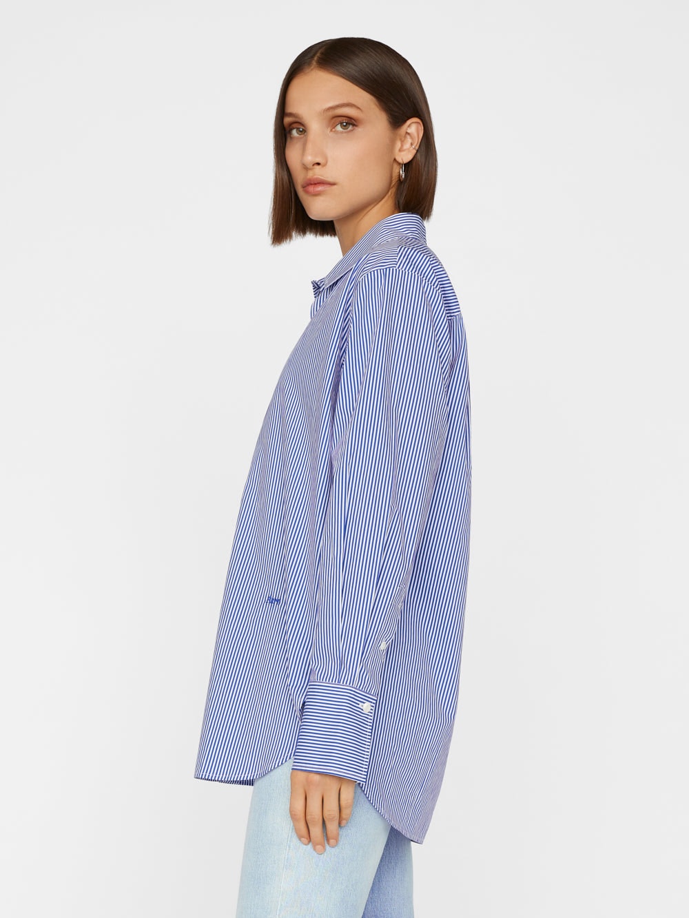 Frame The Oversized Shirt - Ultramarine Multi