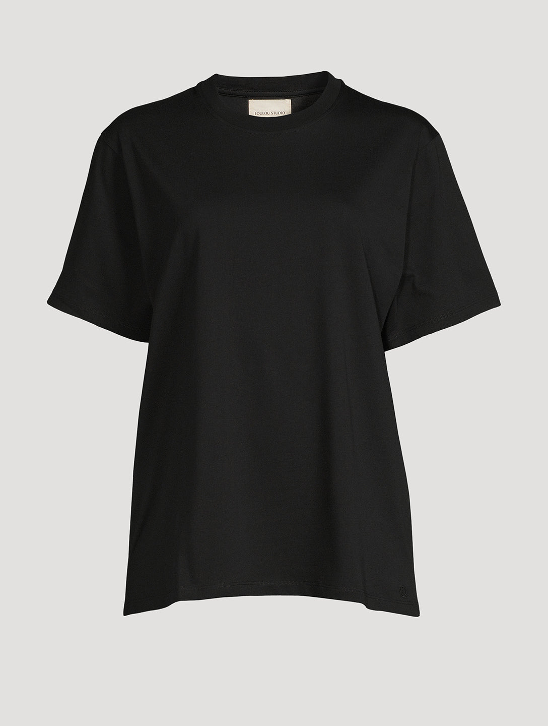 LouLou Studio Arbori Supima Cotton T-Shirt - Black